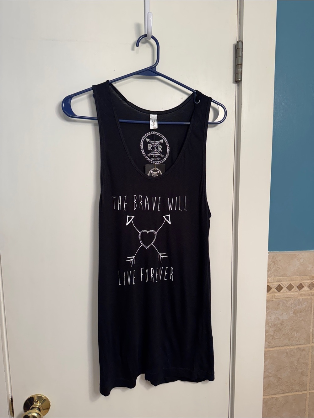 Black Graphic Tunic Viscose Tank by American Apparel NWT